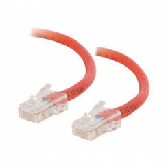 C2G - Patch cable - RJ-45 (M) to RJ-45 (M) - 1 m - UTP - CAT 5e - booted, snagless - red